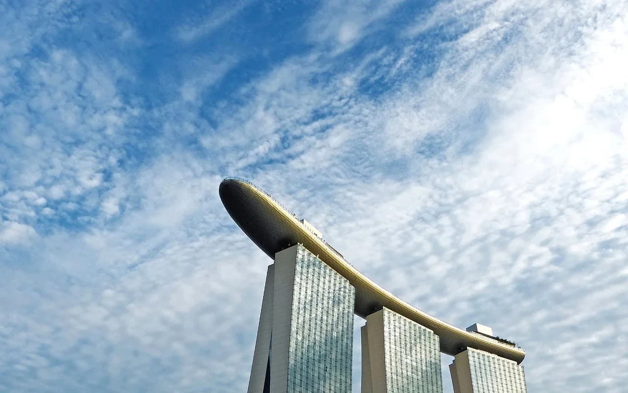Marina Bay Sands and the Singapore skyline